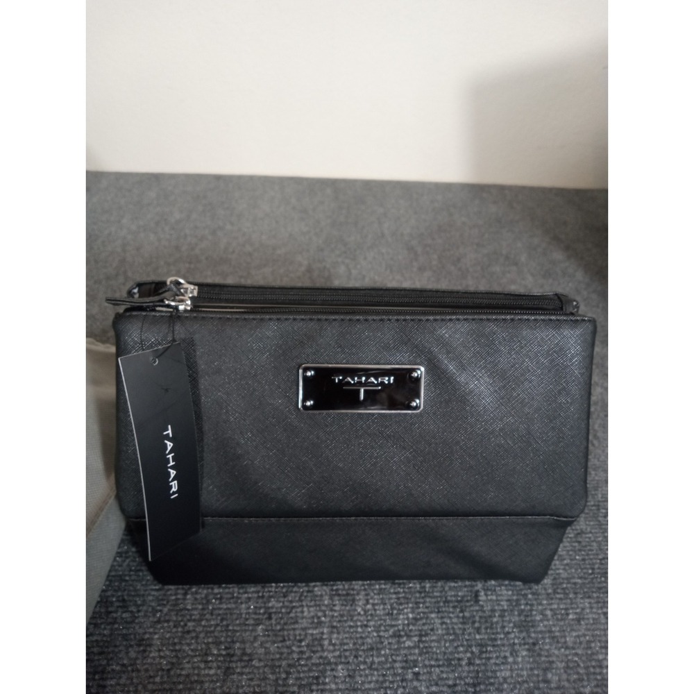 Tahari T98611/E08P Black Pyramid Case- New With Tags NWT Carry Bag